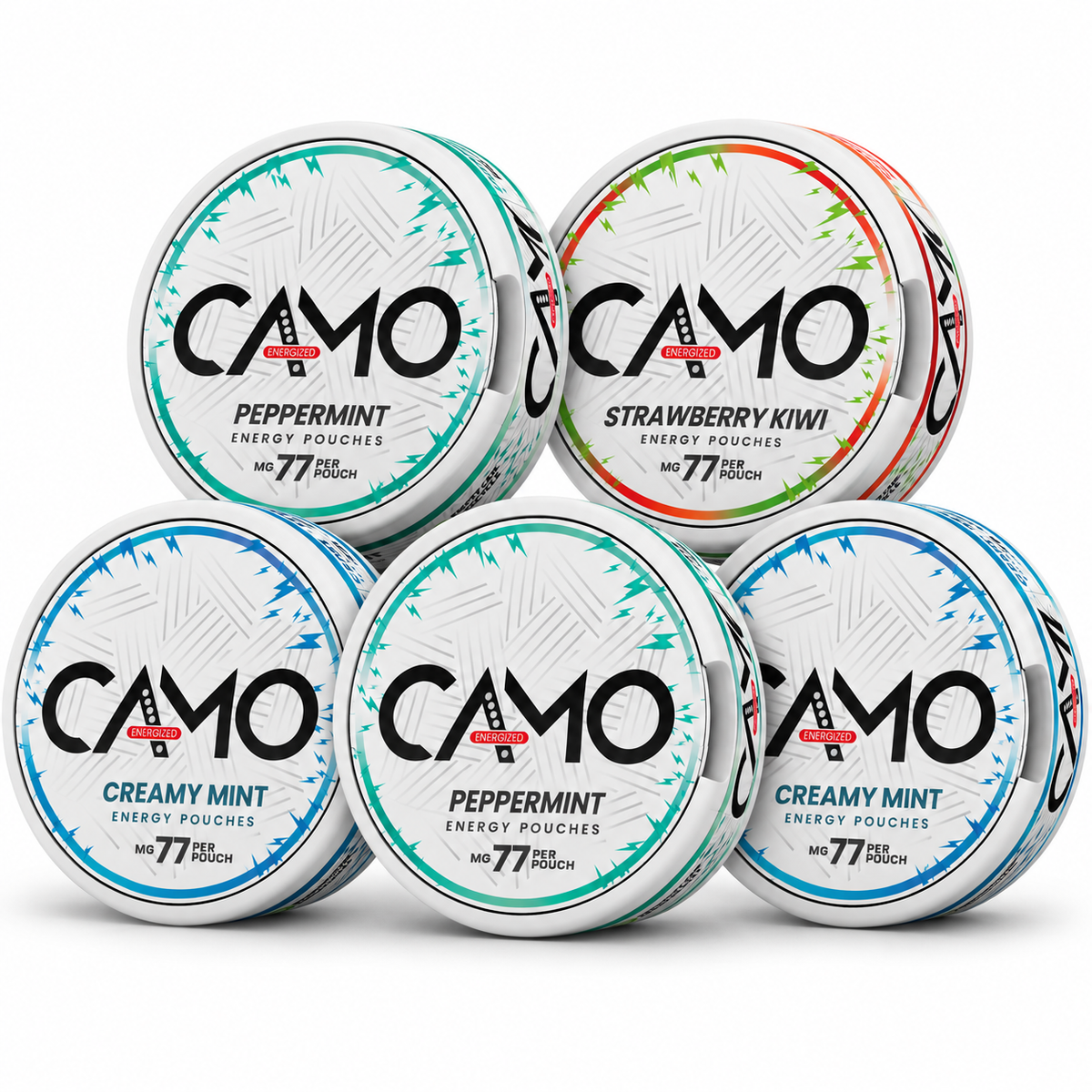 CAMO Mint 5-pack – Energiabundle