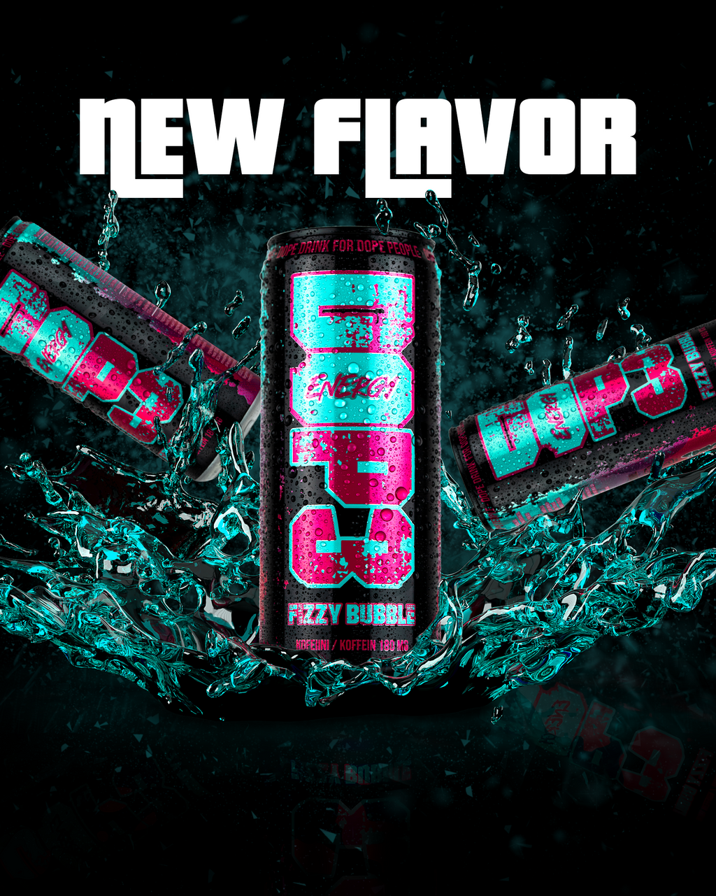 DOP3 ENERGY DRINK FIZZY BUBBLE
