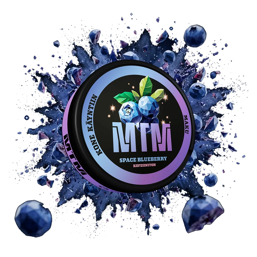 MTM Space Blueberry Maku - Kofeiiniton makupussi