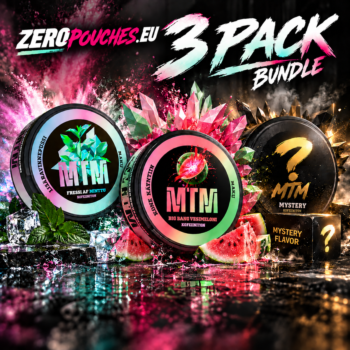 MTM 2 Suosikkia + 1 Mystery 3-Pack Bundle